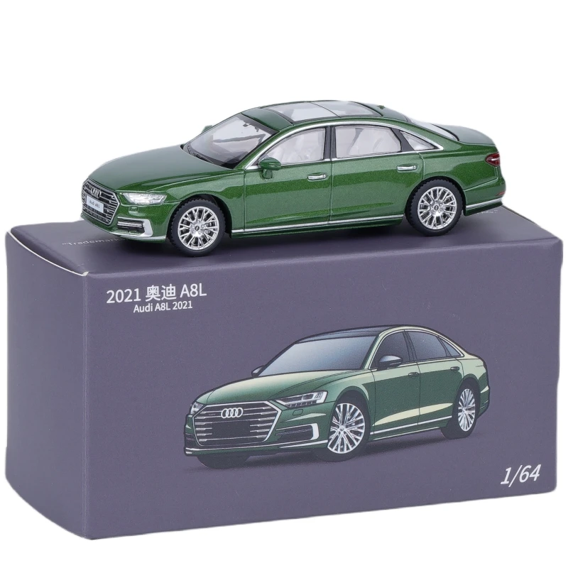 1/64 JKM Audi A8L Toy Model Car Diecast Alloy Model Toy Vehicle