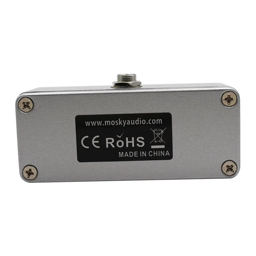 MOSKYAUDIO SWITCH Dual FOOT Footswitch Guitar Peda Latching Dual Foot switch for Amps or Effects Pedals
