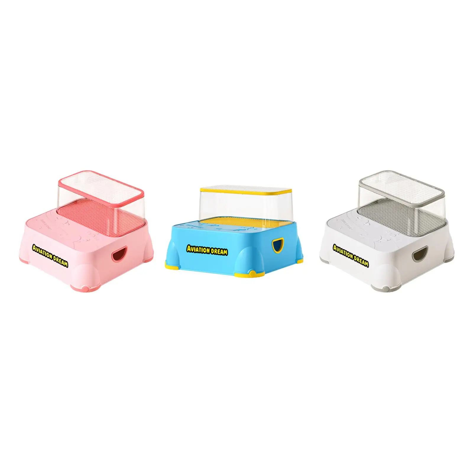 

Step Stool Toilet Potty Multi Purpose Double up Toddlers Step Stool 2 Step Stool for Kids for Kitchen Entryway Bathroom