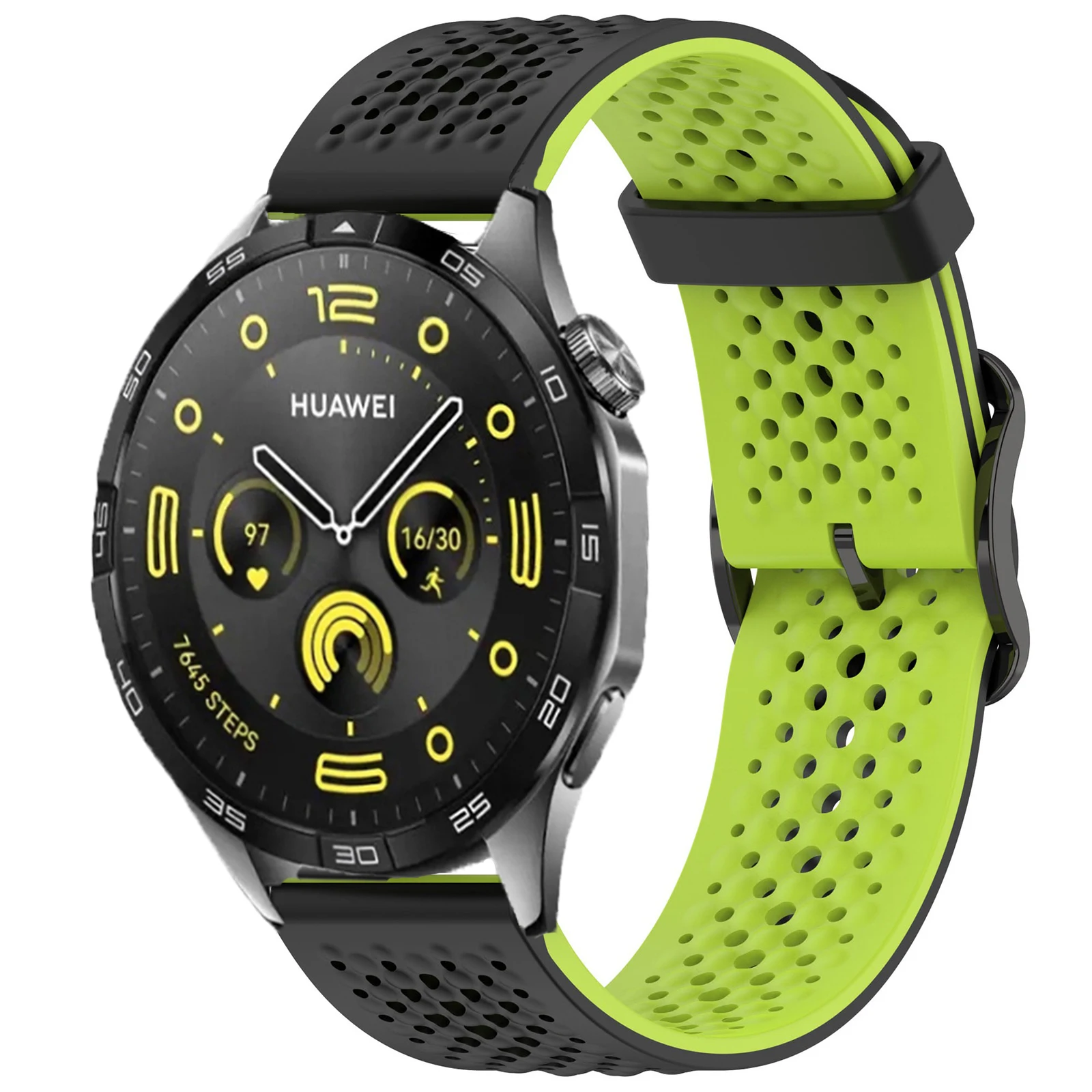 Liquid Silicone Sport Watch Strap - Universal 22mm/20mm Replacement Band