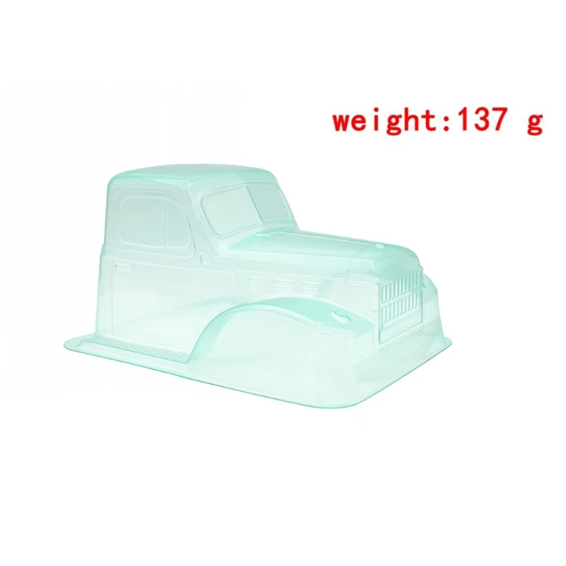 

Plastic Pickup Truck 1/10 Replaceable Body Transparent Pickup Truck for RC Half-Truck Vehicle Part