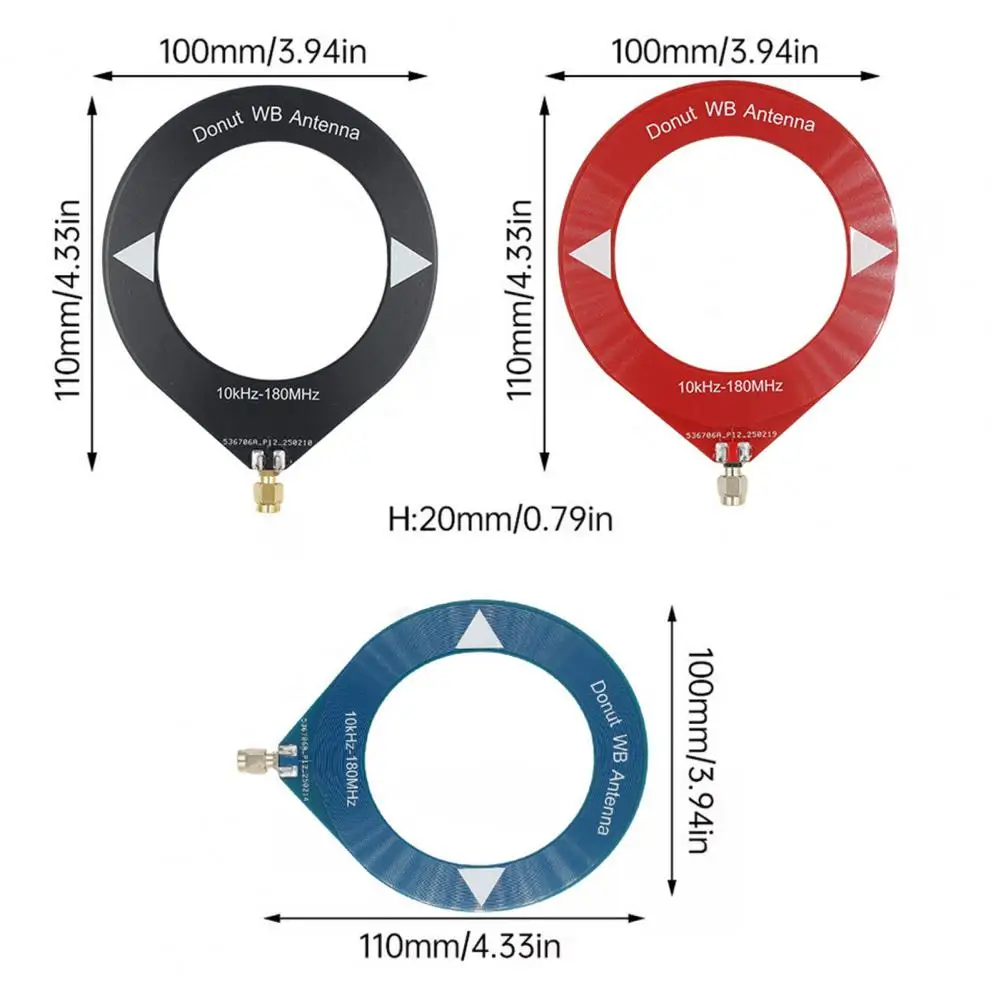 ATS-mini SI4732 0.5-108MHz Radio 1.9" IPS Screen Pocket SSB Radio With Antenna FM/AM All Band ESP32 Receiver