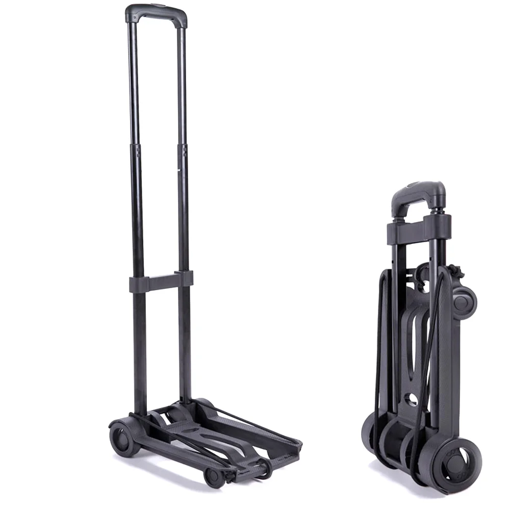 Utility Cart with Wheels Foldable Collapsible Luggage Dolly Cart