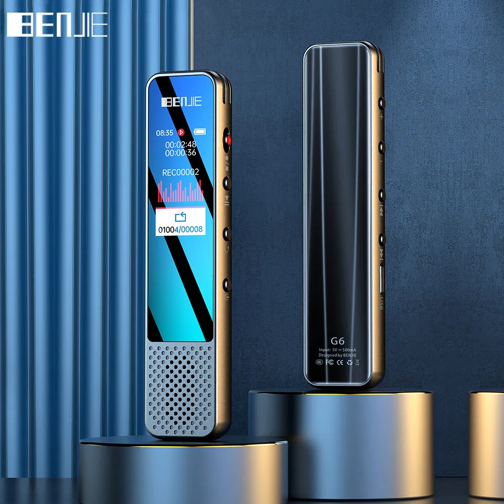 BENJIE-G6-Bluetooth-Voice-Recorder-With-Speaker-8G-16G-32G-64G-MP3 ...