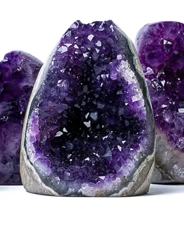 Amethyst Crystals Geode Cluster Amethyst Decor