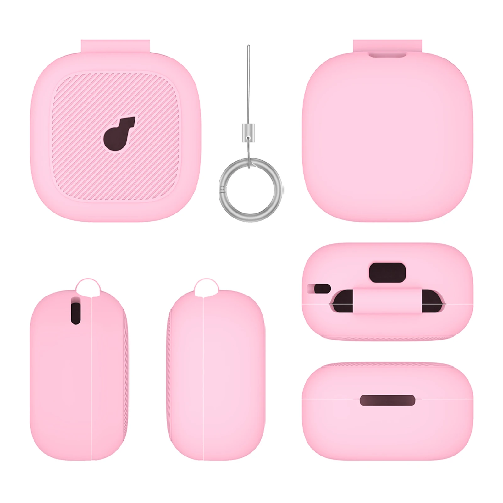 Shockproof Wireless Earbuds Protective Case with Carabiner