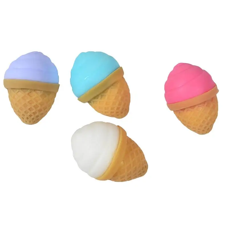 

Colorful Pressure Balls Toys Cute Ice Cream Anti Stress TPR Squeeze Pressure Release Pinch Toys For Children Adults Gift