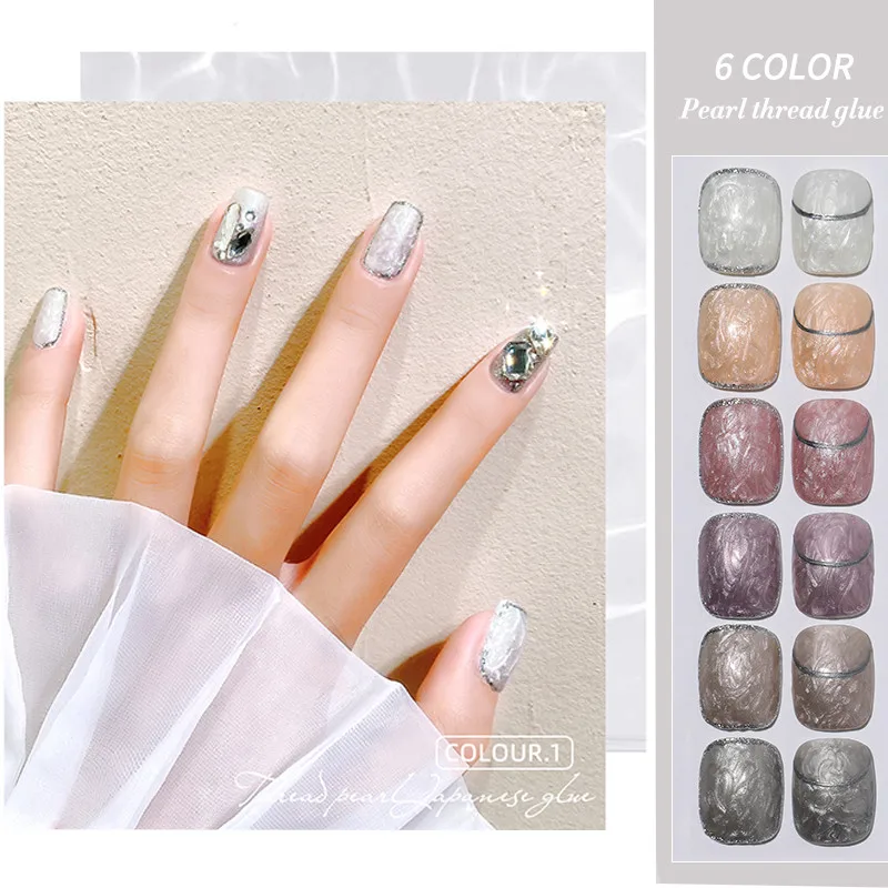 CHARM-esmalte de uñas en Gel semipermanente, barniz para Base y capa superior de uñas, con carcasa de rosca de 10ml, diseño de arte de uñas DIY - AliExpress