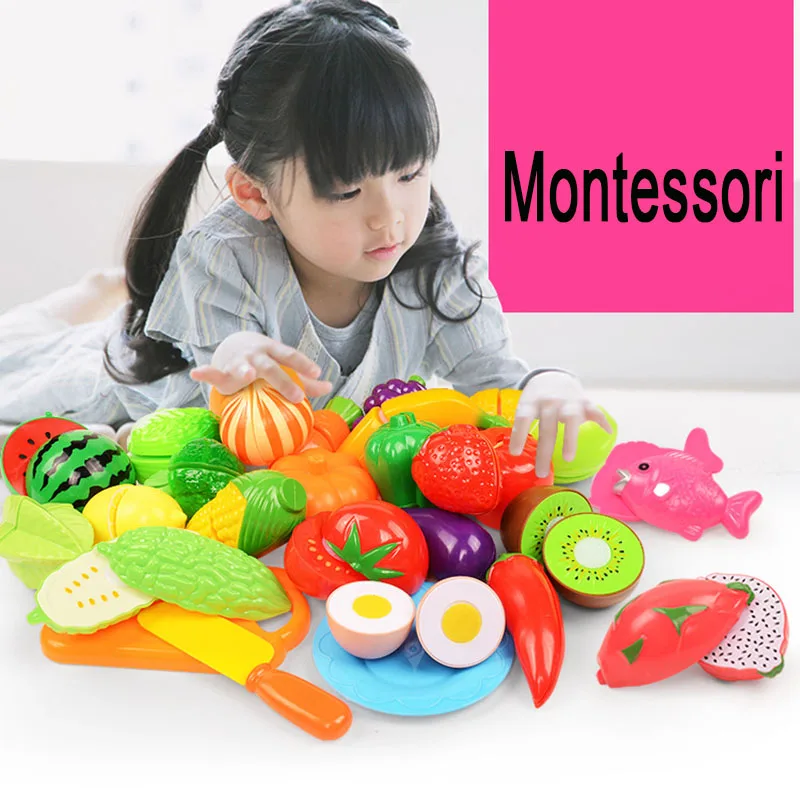

Kitchen Toys Set Children's 3-6 Years Old Child Vegetables and Fruits Puzzle Early Education Children's Play House Toy Girl Toy