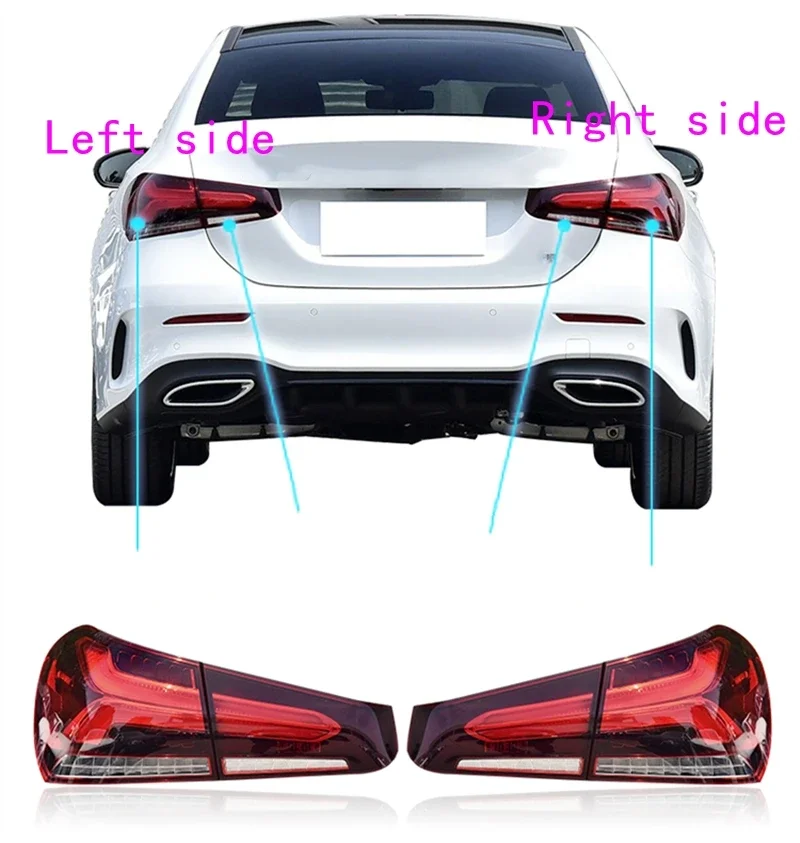

For Mercedes-Benz A-Class W177 A180 A200 Saloon LED Car Replacement Tail Light Brake Lights