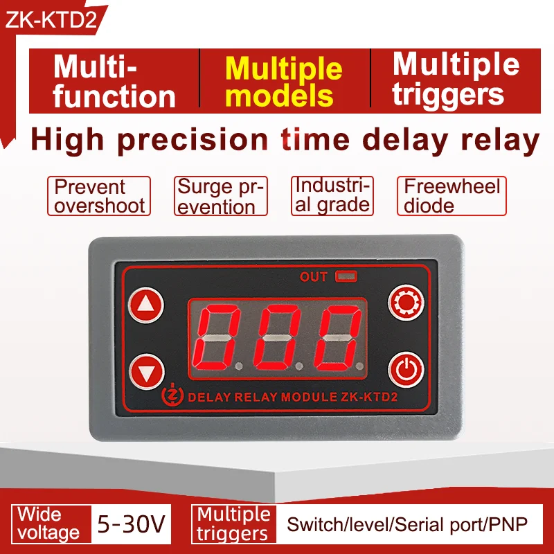 

Trigger Cycle Timing Time Delay Relay Module DC5-30V