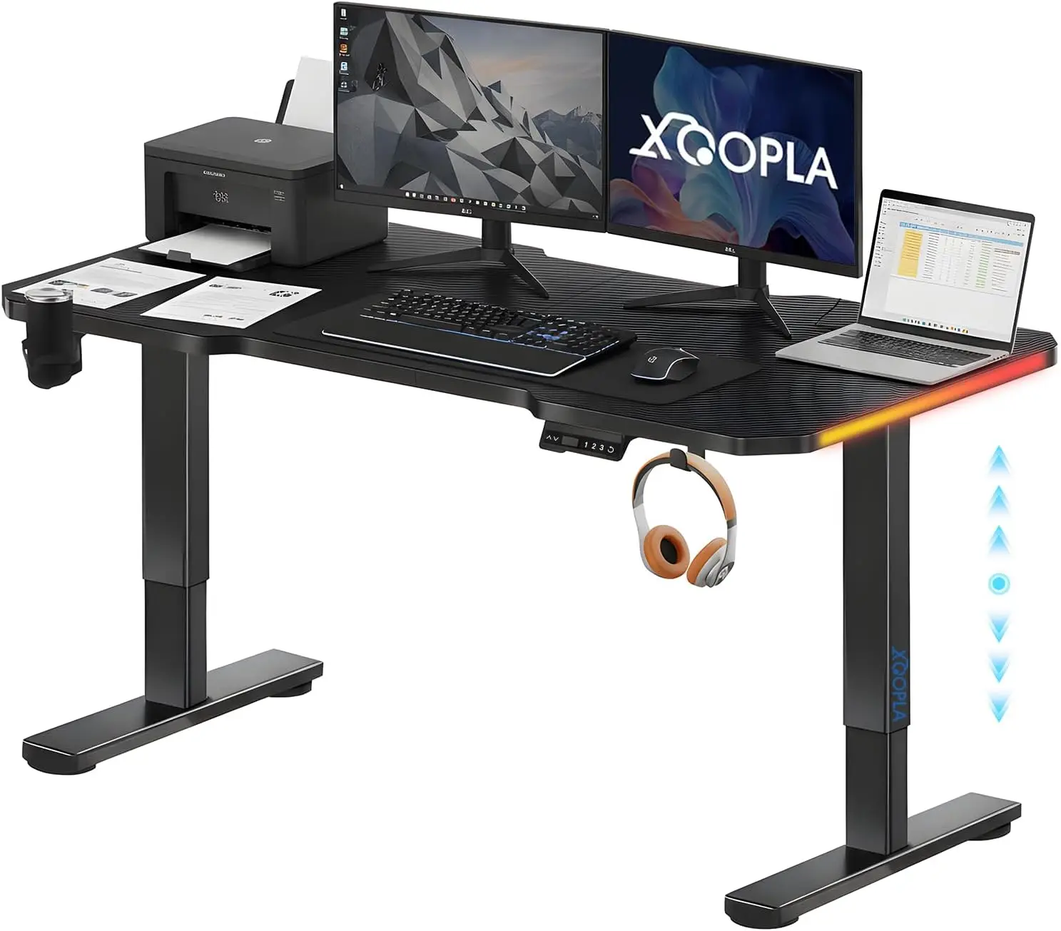 هنريز شوب طاولة مكتب كمبيوتر قابلة للتعديل