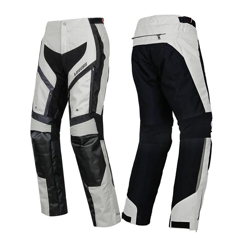 

LYSCHY Motorcycle Pants Moto Trousers MTB Downhill Bike Mountain Bicycle Riding Locomotive Men Winter Pantalon With Protection