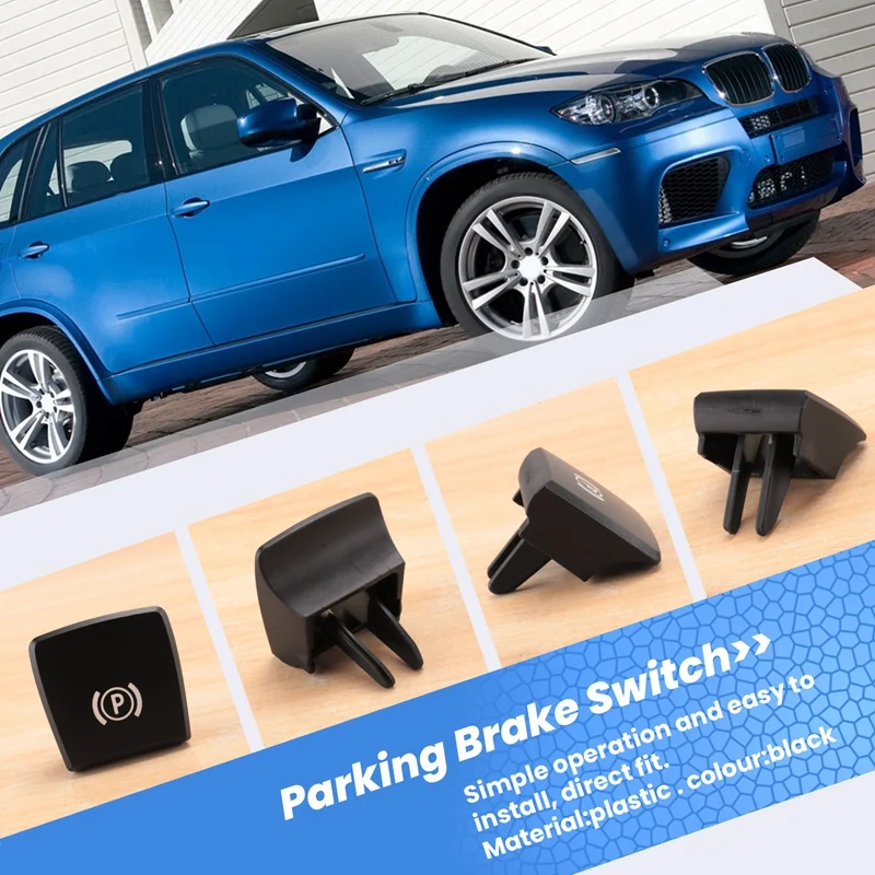 자동차 주차 브레이크 핸드 브레이크 P 단추 스위치 커버, BMW X5 E70 2006-2013 X6 E71 2008-2014