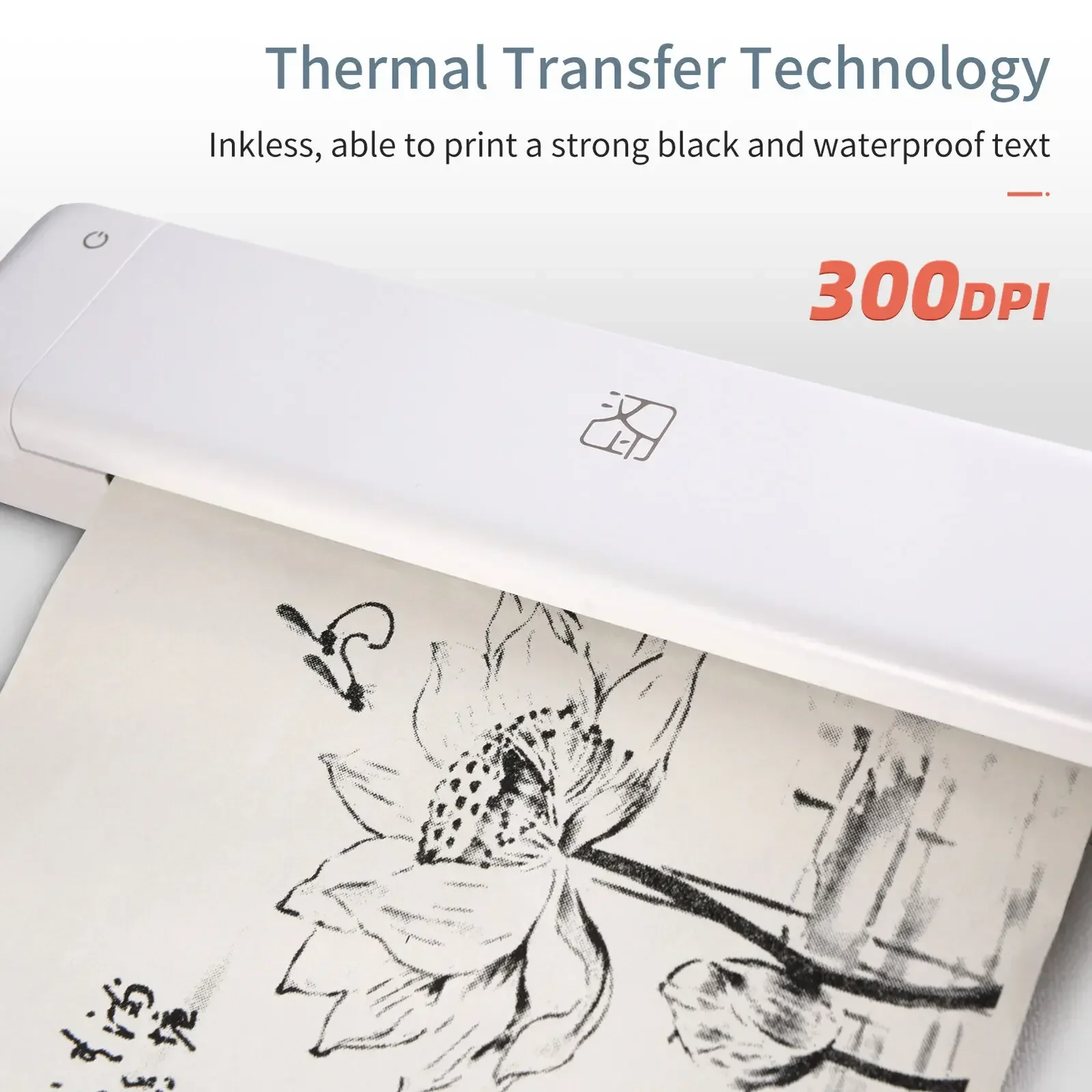 GlowMartSupvan Label NFC Tag MT800 Portable A4 Thermal Paper Tattoo Printer Mini Color 300dpi Resolution and in Stock!