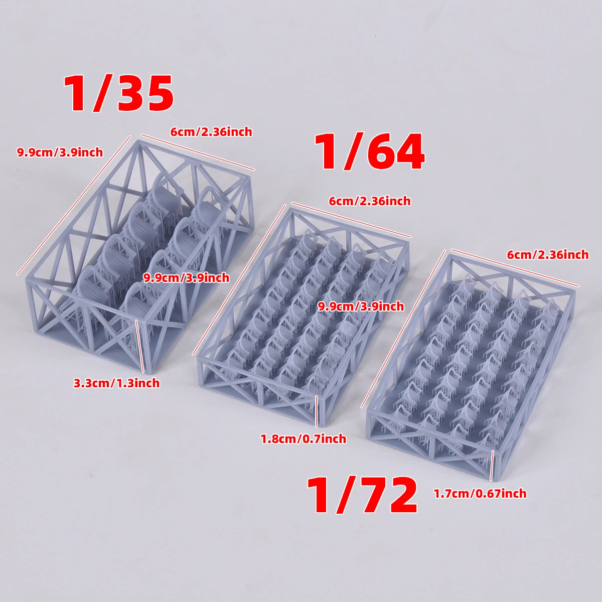 조립식 플라스틱 스툴 사각 스툴 야외용 의자 소프트 장식 모래 테이블 디오라마 스케일 모델 키트 1/72 1/64 1/35 1/32