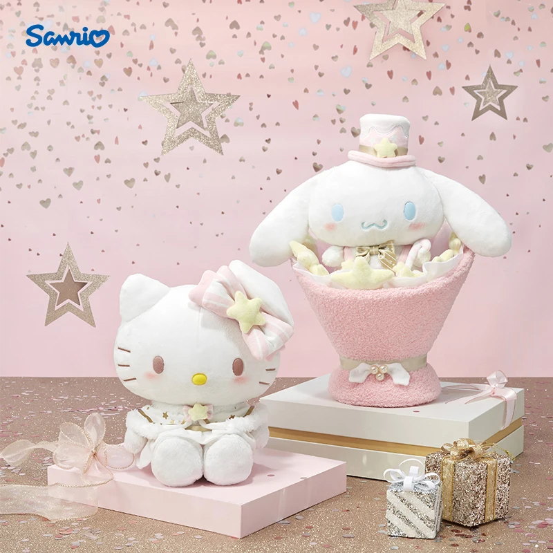 Sanrio Star Wish Bouquet Series Plush Doll Hello Kitty Bouquet Doll Plush Doll Cloth Doll Girl Festival Gift 5