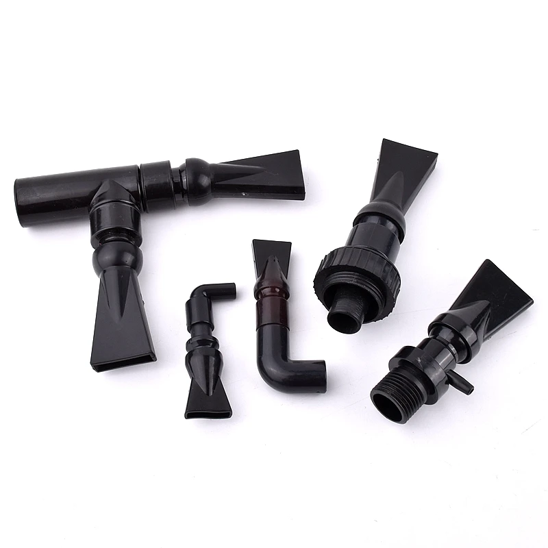 1Pc Aquarium Fish Tank Pump Duckbill Water Outlet Nozzle 360° Adjustment Water Flow Duckbilled Sprinklers Return Pipe Fittings 2