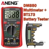 ANENG DM850 Professional Digital Multimeter Auto AC/DC Votage Ohm Current Ammeter+BT173 Battery Voltage Tester Electrician Tools