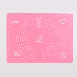 Non-Stick Silicone Baking Mats for Pizza and Pastry - Essential Kitchen Accessories (40x30 pink)
