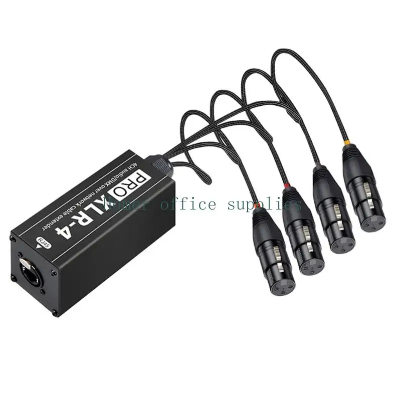 장거리 청각 연결을 위한 Cat5 발룬에 K43B 보편적인 4 XLR