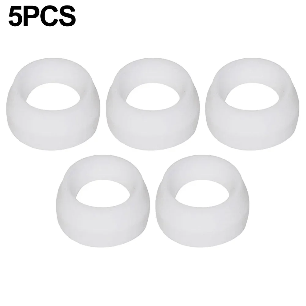 5Pcs Insulator Cup Gasket 18CG For TIG WP17/18/26 Welding Torch Kit White Rubber Washer 22*22*11mm Welding Equipment Parts 3