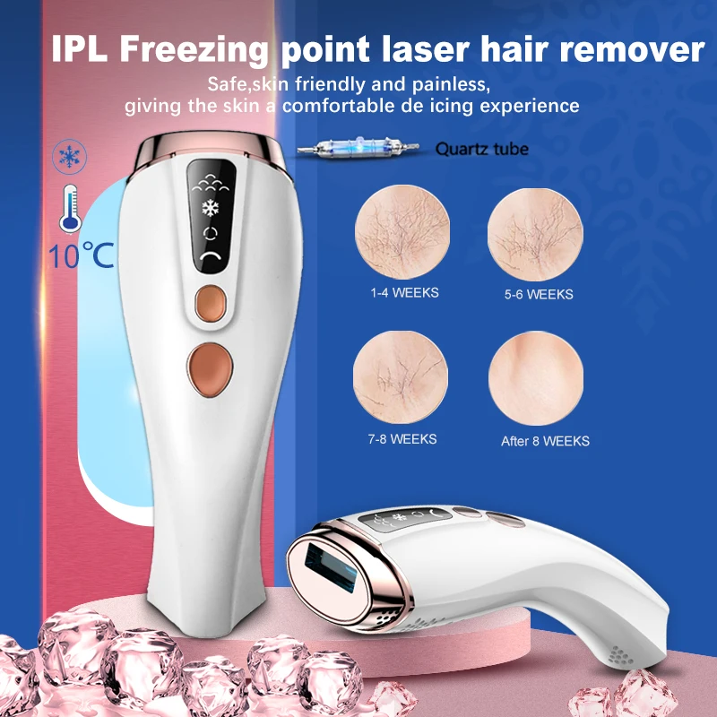 PhotoepilatorLaserHairRemovalDeviceIceCoolingIPLLaserEpilator