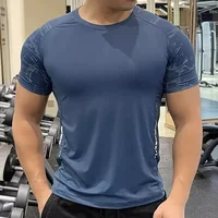 Men Sport T-shirt Quick Dry Short Sleevee Workout Gym TShirt Compression Fitness Running Tops Soft Summer T Shirt Men Rashgard 1
