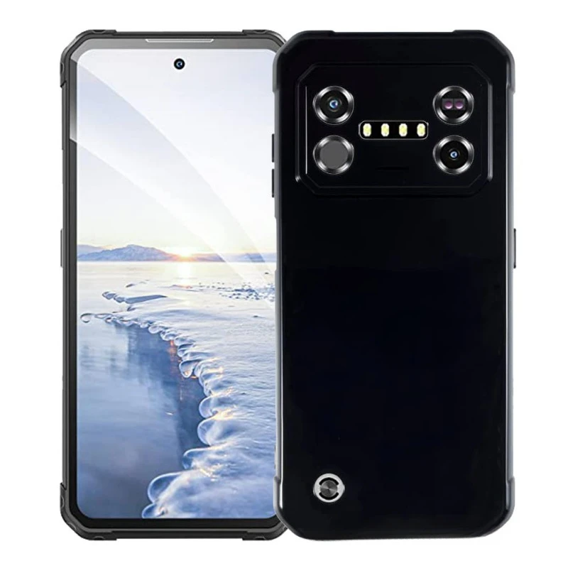 Ultra-Thin Black Transparent TPU Silicone Protective Case