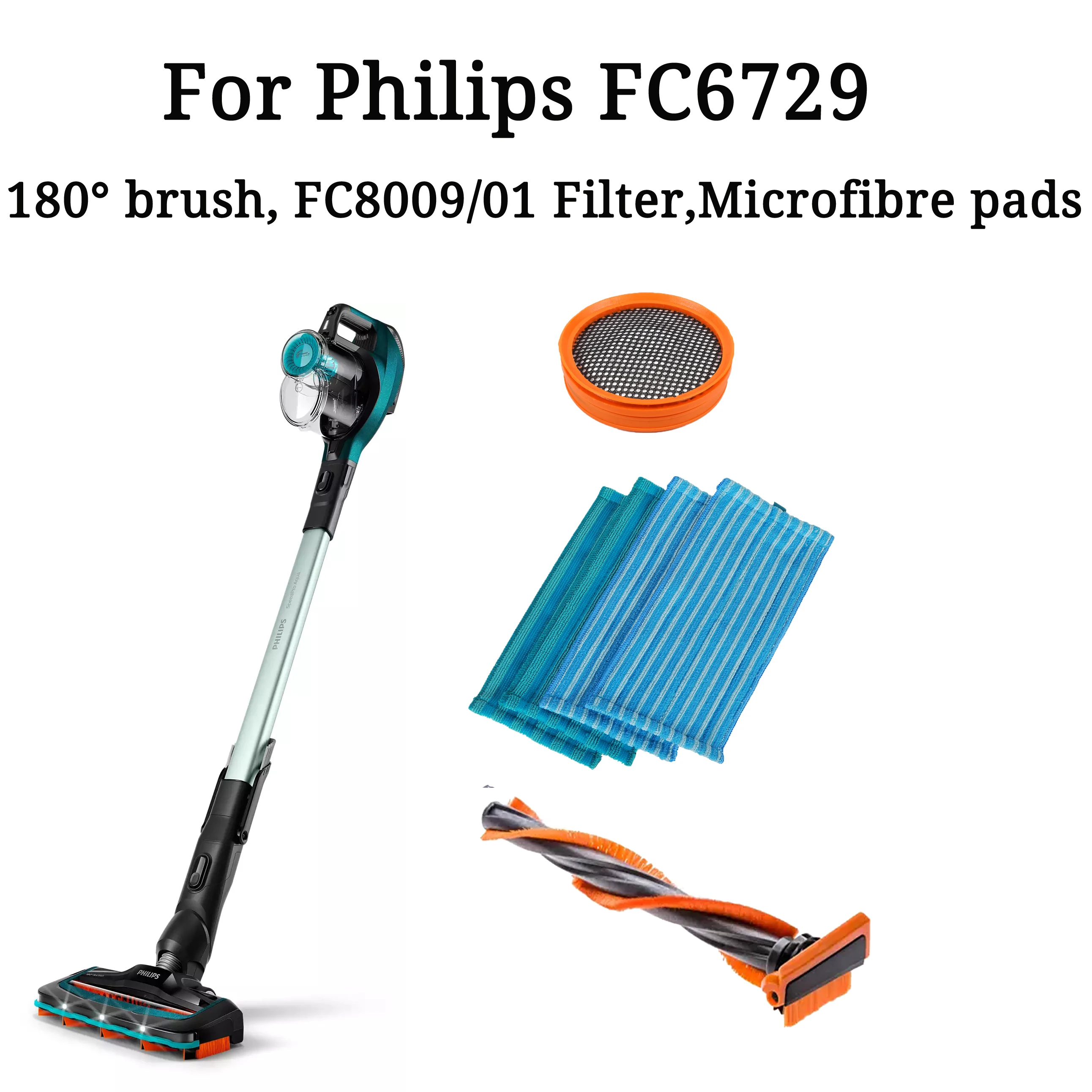 Brosse à buse rouleau pour Philips CP0667 Brosse pour SpeedMax Pro