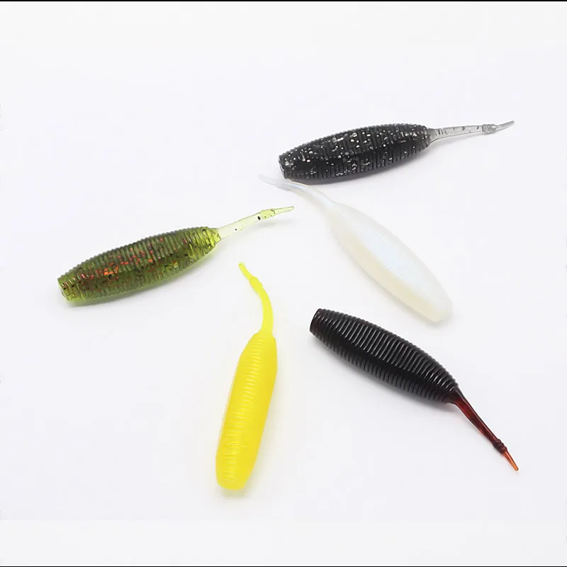 Bazooka Angelköder, schwimmender weicher Kaulquappenköder, sinkender Silikon-Swimbait, Wobbler, JIG Shad, Wurm, Bass, Forelle, Hecht, Eis, Winterköder – Detail 7