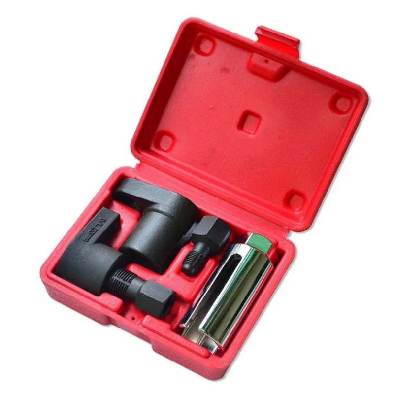 

5PC TOOLS AUTOMOTIVE 1/2" 22mm Oxygen Sensor Socket Removal Thread Chasers Set Spark Plug