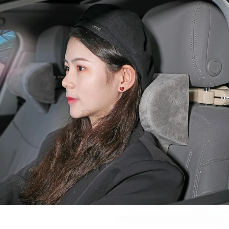 자동차 다기능 조정 가능한 머리 받침 목 보호 베개 자동차 메모리 면화 운전자 및 승객 좌석 브래킷 머리 받침