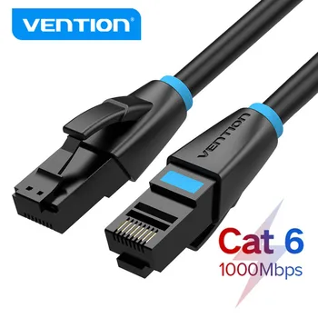 Vention 이더넷 케이블, Cat6 랜 케이블, UTP RJ45 네트워크 패치 케이블, PS PC 인터넷 모뎀 라우터 Cat 6 이더넷 케이블, 10m 50m