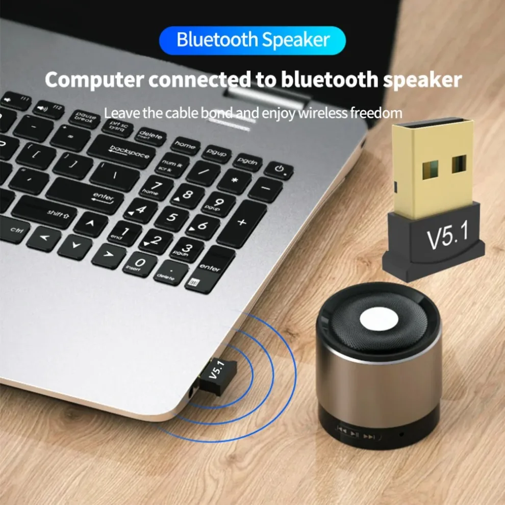 USB Bluetooth 5,1 передатчик приемник адаптер Bluetooth аудио приемник USB ключ беспроводной USB адаптер для компьютера ПК ноутбука