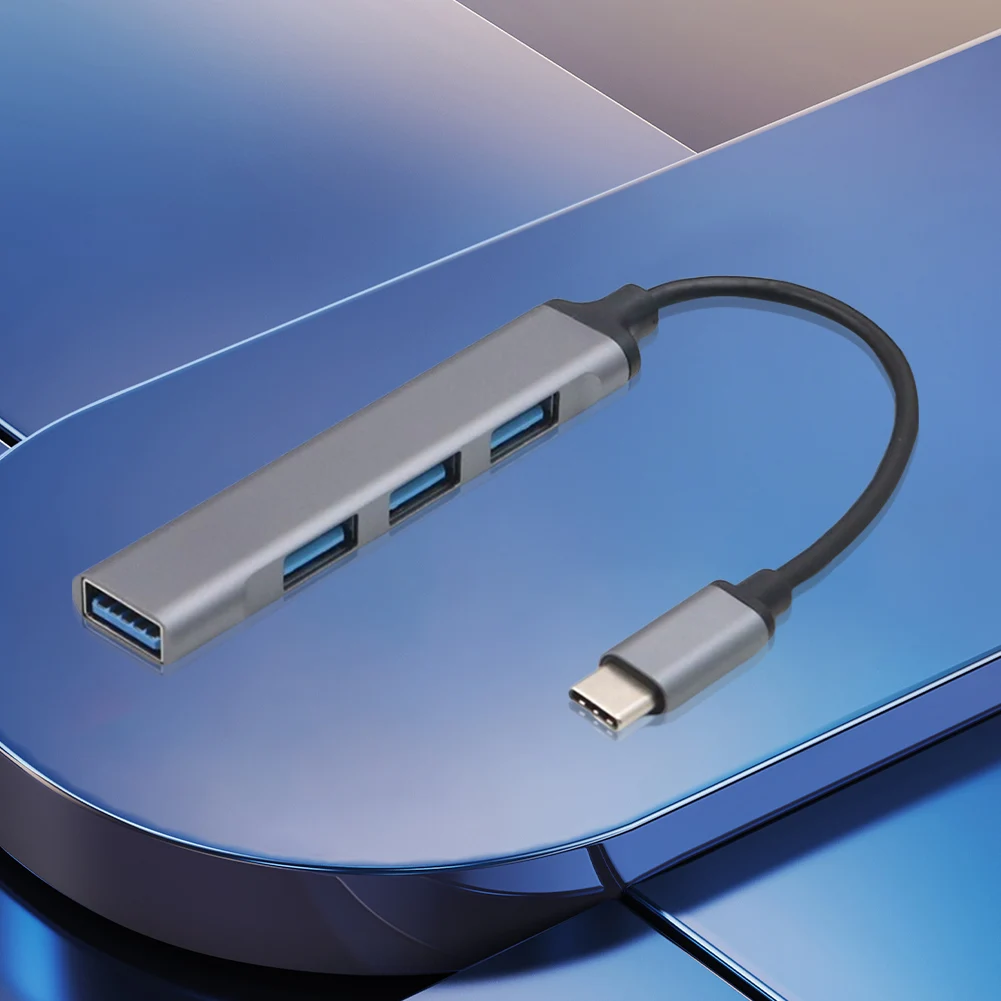 4-Port USB 3.0 Hub Adapter 5Gbps USB Splitter USB C To USB Hub Multiple USB 3.0 Hub USB Port Expander for Laptop: 3 - 5 Days Free Delivery Only UK