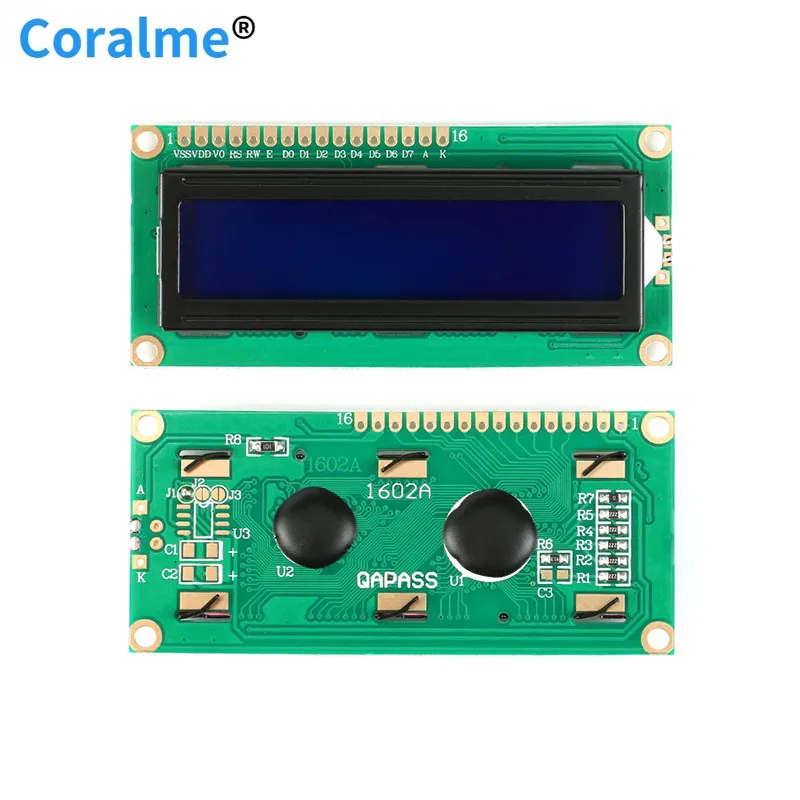 LCD1602 Module Blue/Yellow/green Screen 20* 4.5 V LCD/LCM Display PCF8574T PCF8574 IIC I2C Interface For 5V Arduino