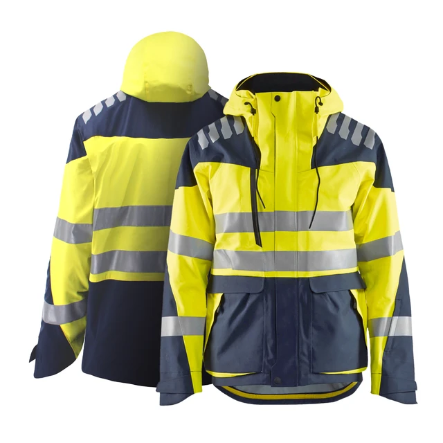 Veste de travail de sécurité jaune et orange pour homme, vêtements de  travail, parka, coulée, hiver - AliExpress