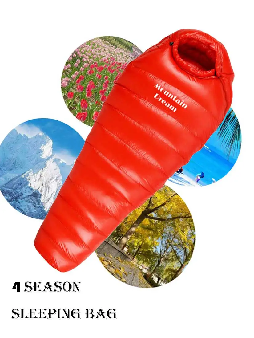 

4 Season Backpack Sleeping Bag Outdoor Hiking Nature Hiking Camping Mommy Sleeping Bag Is Super Light And Waterproof