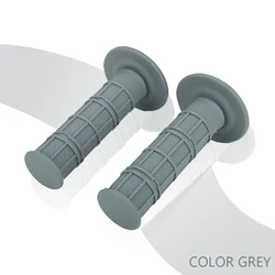 Enhanced Black MX Gel Rubber Handlebar Grip (GRAY)