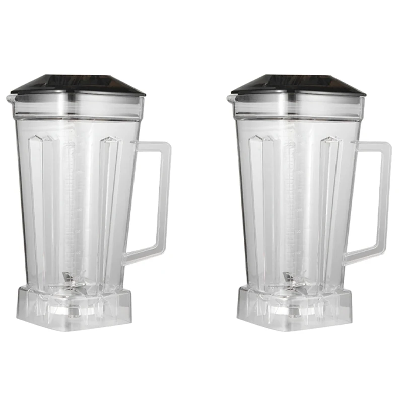 

2X Spare Jug For Blender Replacement Part Transparent 2L Capacity Blender Spare Compatible For SILVER CREST Blender