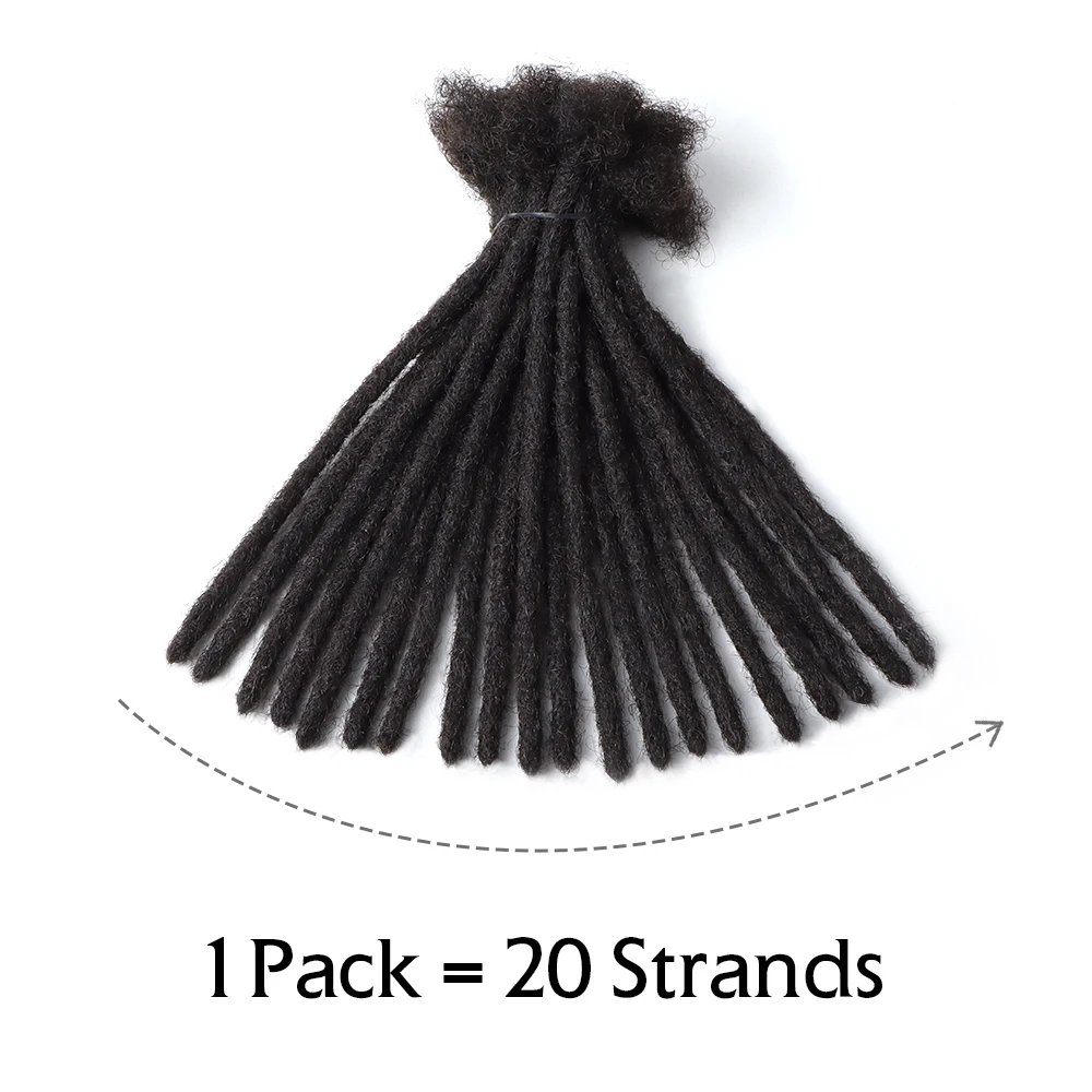 Vast Dreadlocks 100% Human Hair Dreadlocks Locks Extension Locs Rastas Humano Black Man