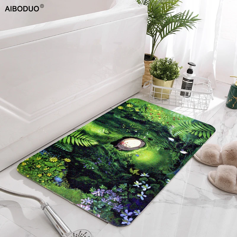 Nonslip Mat Totoro Shower Mat Room Carpet Floor Bath Mat Entrance Soft