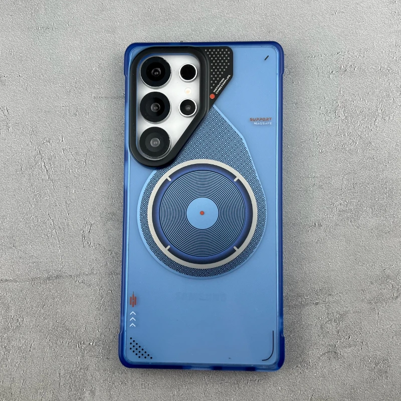 Matte Translucent Magnetic Shockproof Protective Case Cover