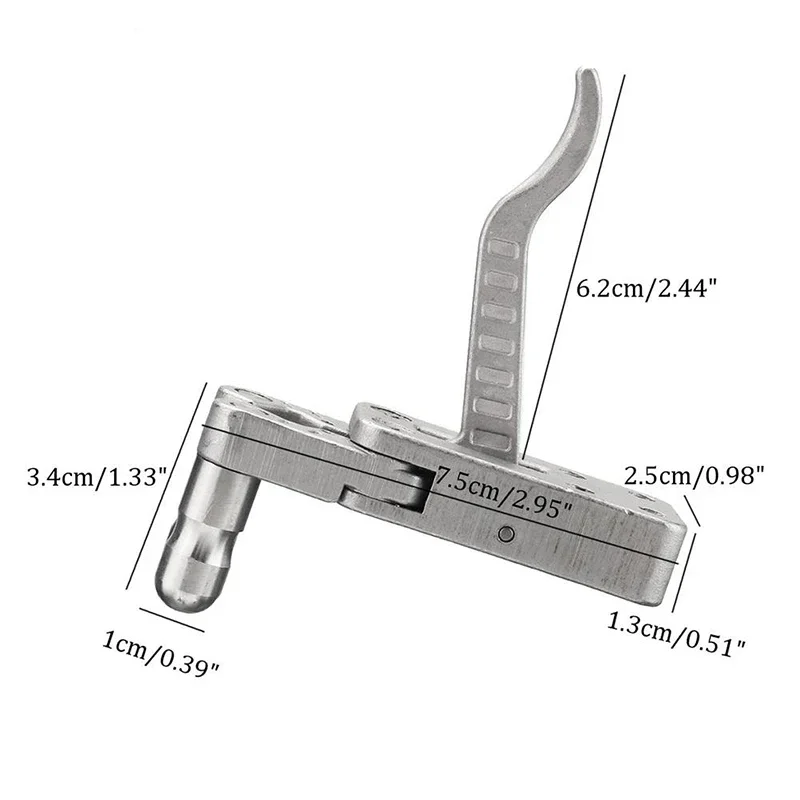Outdoor Stainless Steel Catapult Trigger Release Device Wristband Shooting Bow Tools Slingshot Accessories steel