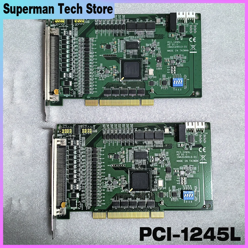 

1PCS For Advantech pulse type 4-axis stepper motor motion control card PCI-1245L