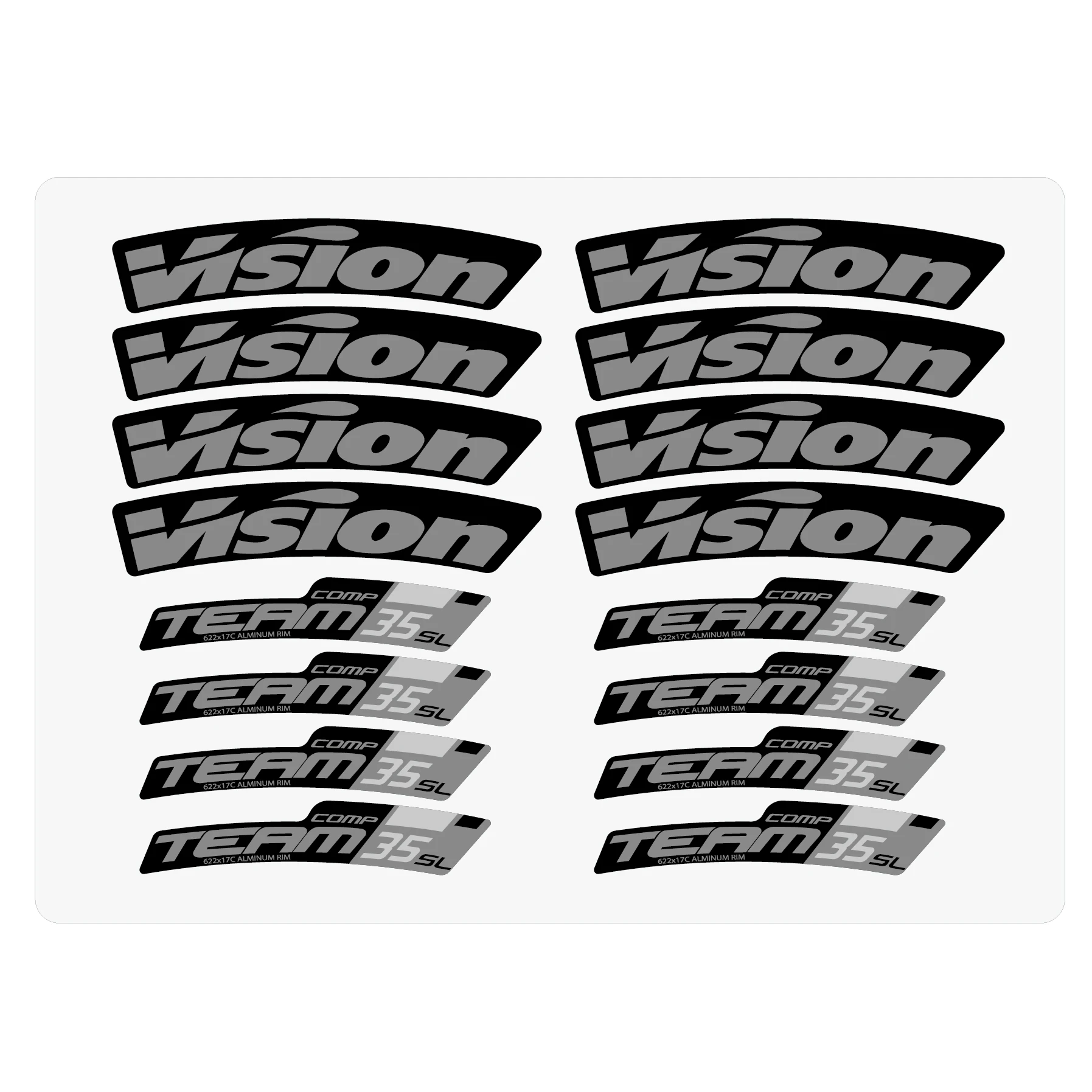 Vision team 35 sl comp наклейка дорожный велосипед Углеродные колеса велосипедные