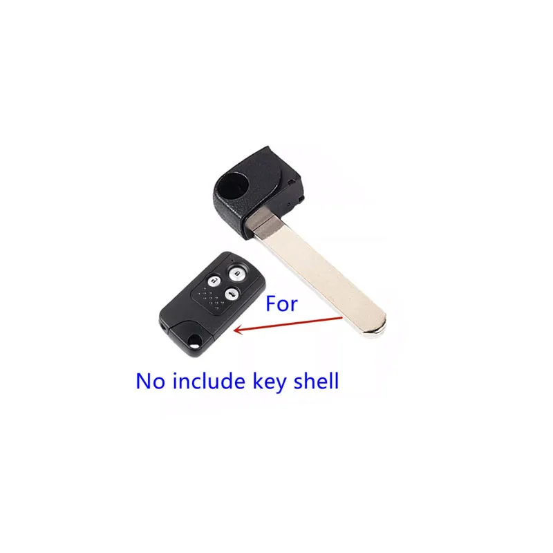 HON66 Smart Key Blade Emergency Insert Key Folding Blade For Honda Smart Shell Blank Uncut 5pcs key case car key key shell motorcycle key