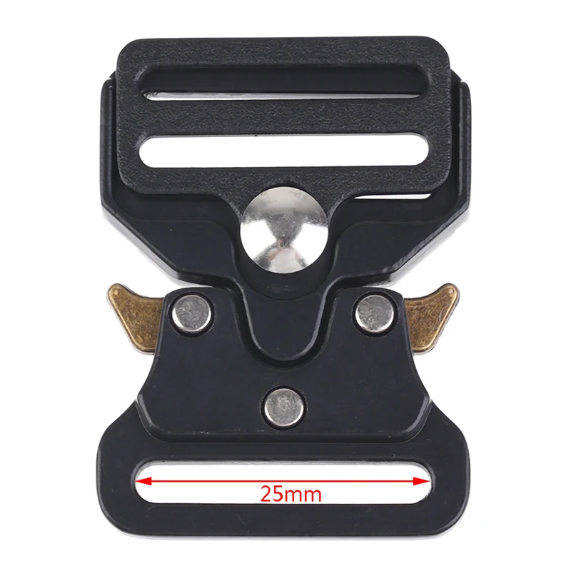 Metal Bag Buckle 38mm 25mm for Webbing DIY Bag Luggage Clothes Accessories Clip