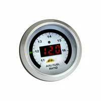 for AEM Wideband Gauge 30-4110 30-0300 X-series AFR O2 UEGO Air Fuel Ratio gauge Kit 2 1/16",with LSU4.9 0258017025 17025 Sensor 2